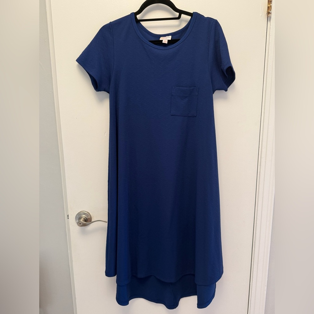 LuLaRoe Navy Blue Casual Dress